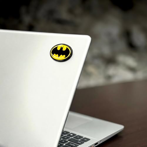 Image of Elektroplate Officially Licensed 2 Mini OEM Chrome DC Comics Batman Emblems for Motorcycles, Watercrafts, and Decorations | Universal Fit at 2.15 inch x 1.4 inch | Weatherproof | 2-Pack