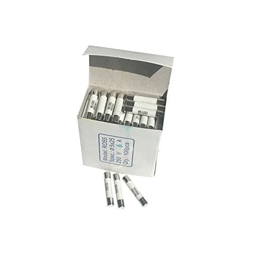 Fusible de cerámica de 20A y 5x25mm para protección de sobrecarga eléctrica en electrodomésticos