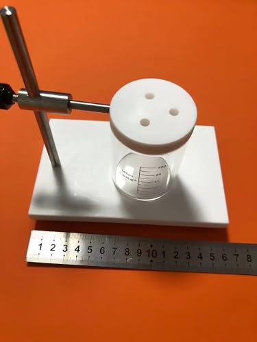 FLUXGOONE T0101 Stainless Steel Electrode Stand/Simple Electrode Stand, Electrode Stand (PTFE Base) Does not Include electrodes(30ML)
