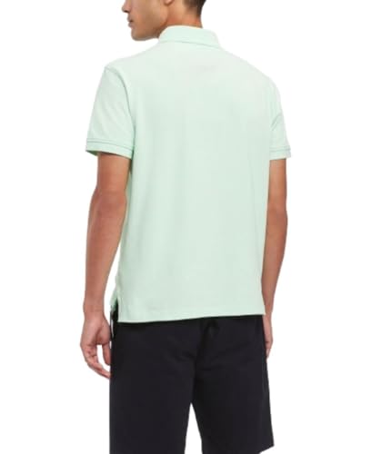 Image of Tommy Hilfiger Men's Short Sleeve Polo Shirts in Slim Fit with Stretch and Organic Pique Cotton