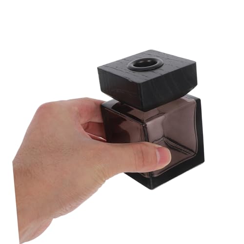 Diffuseur de parfum en verre élégant avec couvercle naturel OUNONA x2