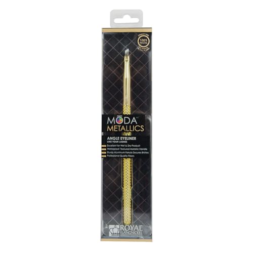 Pincel angular metálico para delineador MODA miniatura 3