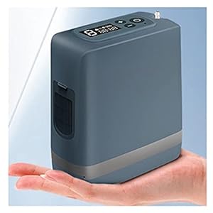 Generatore di Concentratore di Ossigeno Portatile, Ossigeno a Impulsi e Frequenza Costante, Inalatore di Ossigeno ad Alta Purezza al 96%, 1-6 L/min, Aree Ad Alta Quota Superiori a 6500m.,MOB6L