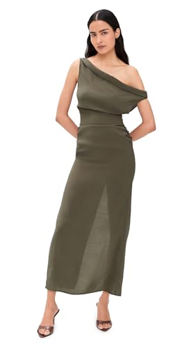 Lioness Womens Sweetheart Maxi Dress Cocoa S