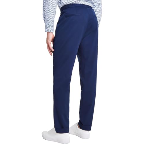 Alfani Mens Pleated Dress Pants Slacks, Blue, 38W x 32L2