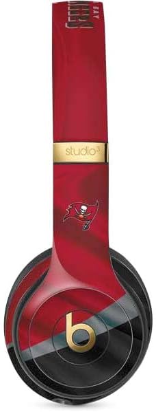 Skinit Decal Audio Skin Compatible with Studio Wireless 3 - Officially Licensed NFL Tampa Bay Buccaneers Black & White Design