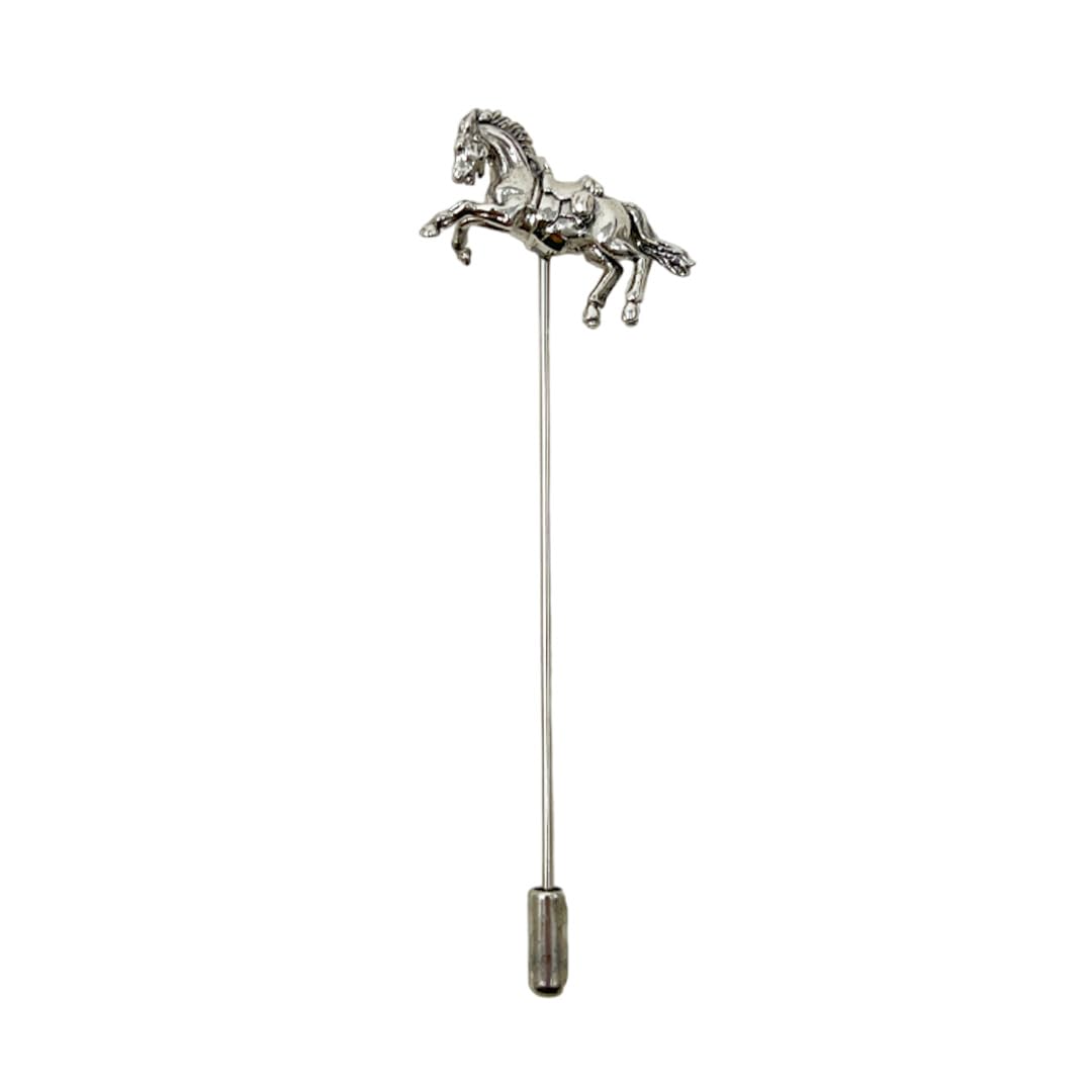 Horse silver lapel pin-image-45