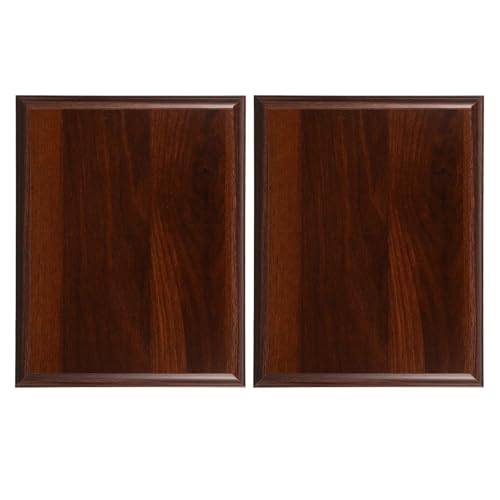 Gatuida 2 Placas de Madera sin terminar: Placa de Premio en Blanco de 25 x 20 cm (9,8' x 7,9') - Letrero de Madera Maciza para Manualidades - Tablero Decorativo Grabado para Recuerdos