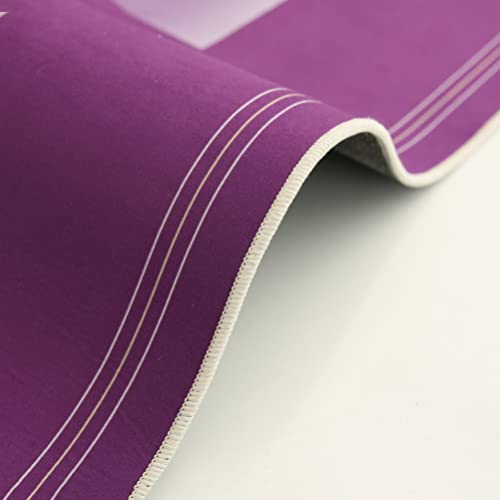 Tapis d'art décoratif violet Ruby Lil design abstrait moderne et durable - 6