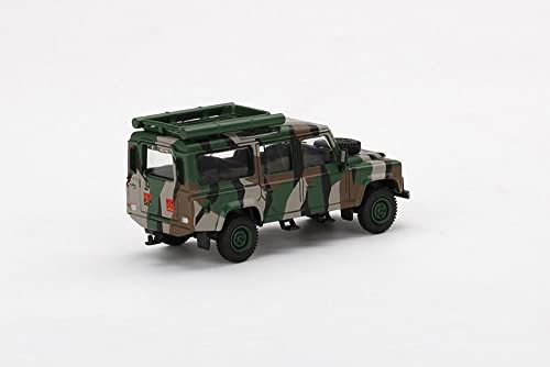 Mini GT Land Rover Defender 110 Ejército Malayo 1:64 miniatura 3