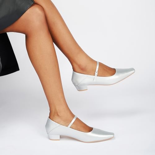 Image of C.Paravano Women's Pumps | Mary Jane Flats | Low Heel Dress Shoes | Convertible Heel Shoes