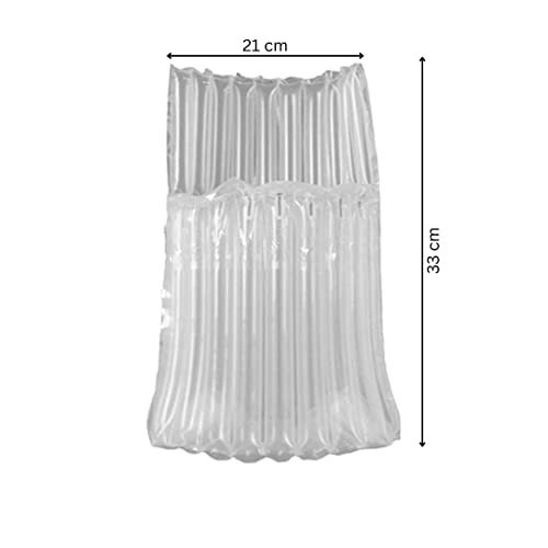 Image of Deera Inflatable Air Column Bag for Protective /Cushioning /Safe Packing of Fragile /Bottle /Cartrige Size : 210X330 MM (500 ML) Pack of 50-(Pump not included)