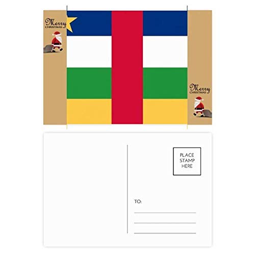 Cartes postales drapeau République Centrafricaine lot de 20 papeterie souvenir Afrique