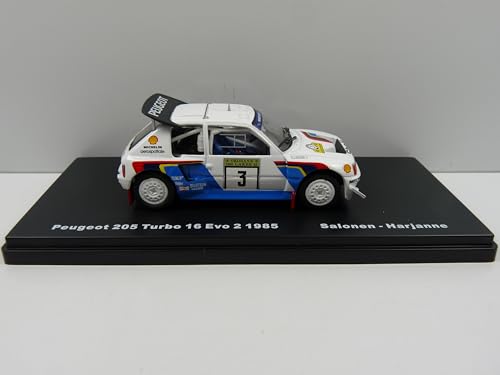 RMX9 1/43 Mexique Rallye WRC : Peugeot 205 Turbo 16 Evo 2 1995 Salonen Harjanne