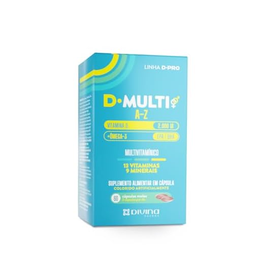 Multivitamínico 13 vitaminas, 9 minerais e Ômega-3 60 Cápsulas Softgel - D.Multi | D.Pro - Imunidade