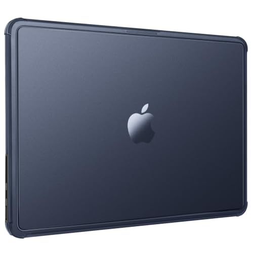 Image of MOSISO Compatible with MacBook Pro 14 inch Case M5 M4 M3 M2 M1 2026-2021 | Enhanced Shock-Absorbing Perimeter Matte Hard Case, A3427 A3426 A3434 A3112 A3185 A3401 A2918 A2992 A2779 A2442, Midnight