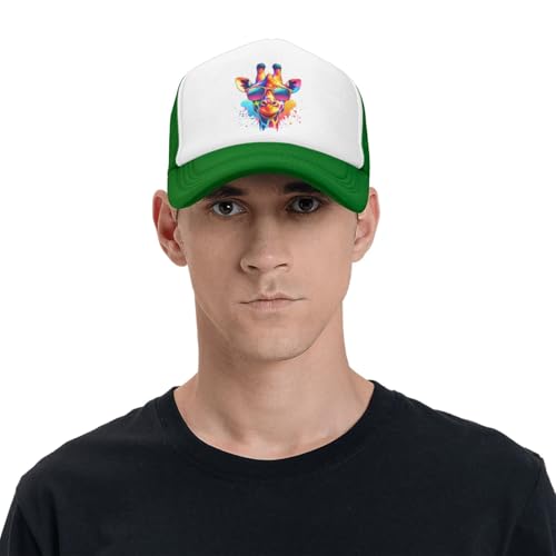 Gorra de béisbol ajustable tipo trucker transpirable negra miniatura 6