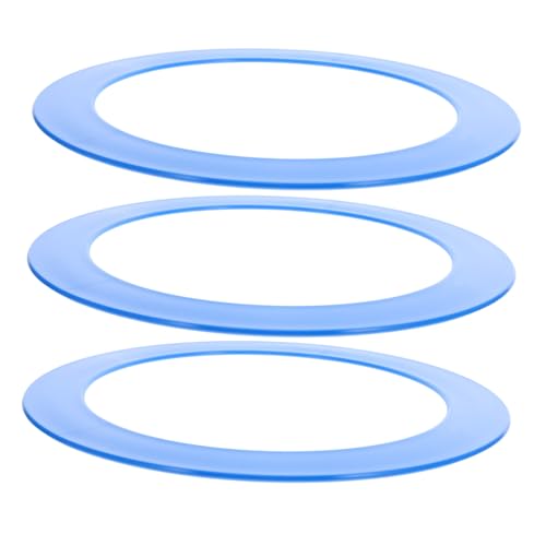 HONITANO - HONITANO 3 Pièces Cercles de Jonglage Plastique pour Entraînement et Spectacles de de Lancer Extérieur Portable