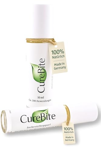 CureBite RollOn lindert schmerzfrei & effektiv Mückenstiche & Juckreiz - 100% pflanzlich aus den Alpen - mit Spitzwegerich & Arnika - 200 Anwendungen - Made in Germany (2)