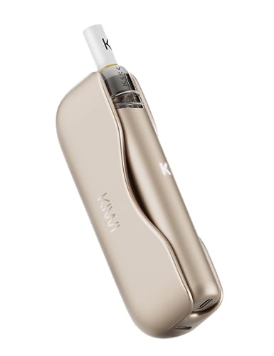 KIWI 2 Starter Kit, nouvelle cigarette électronique KIWI 2, 400 mAh, Powerbank 1800 mAh, 1,8 ml, sans nicotine, sans e-liquide (Rose Gold)