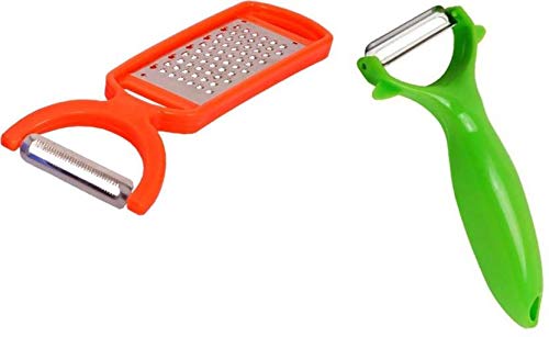 Xudo Plastic Vegetable and Fruit Peeler, Multicolour