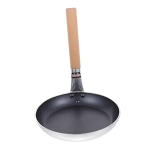 Holidyoyo 182B Pfanne mit Holzgriff