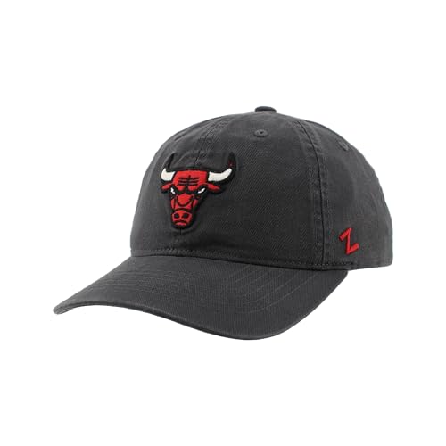 Chicago Bulls NBA Officially Licensed Adjustable Hat Scholarship Icon Charcoal