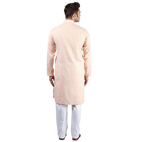 Image of Uri and MacKenzie Mens Cotton Woven Casual Kurta Pajama set