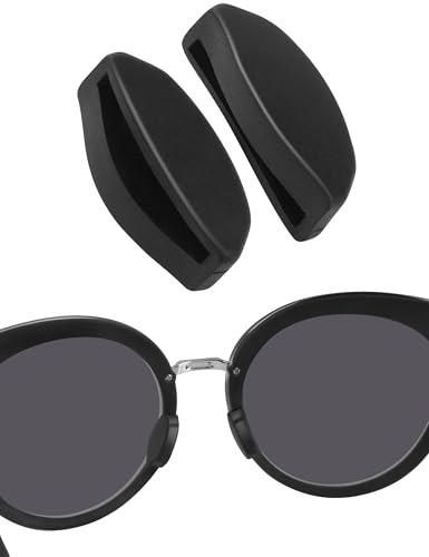 BLAZERBUCK Almohadillas de nariz de repuesto para gafas de sol Oakley Frogskins Range OO9284/Frogskins Range Asian Fit OO9284A/Frogskins Hybrid OO9289, color negro estándar