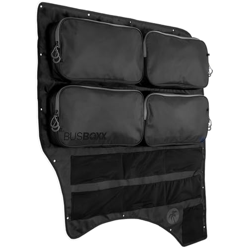 Bus-Boxx Organizer Tasche utilitywallBOXX – Taschen und Netzreihen, Stauraum und Verkleidung für VW T5, T6, T6.1 Transporter (Large Beifahrerseite)