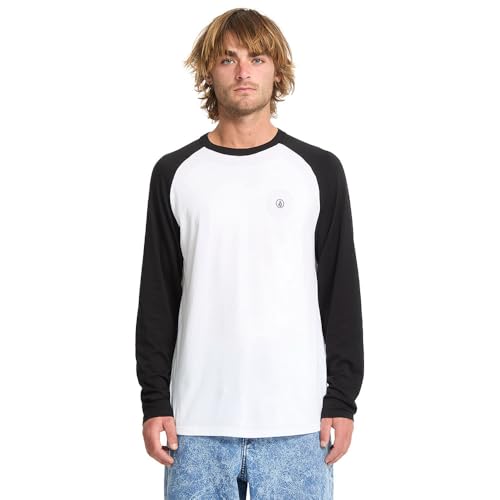 T-shirt Volcom Pen BSC LST manches longues en coton pour homme au style skate