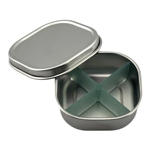 Pilulier en acier inoxydable compact pour transporter vos comprimés sans risque