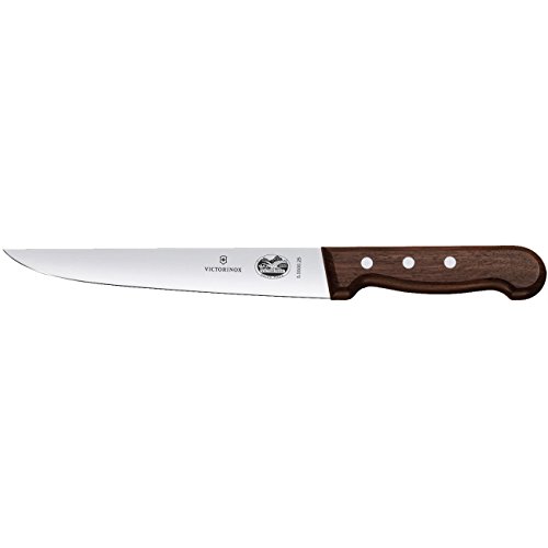 Victorinox 5.5500.20 Couteau de Boucher, Acier Inoxydable, Jaune, 30 x 5 x 5 cm