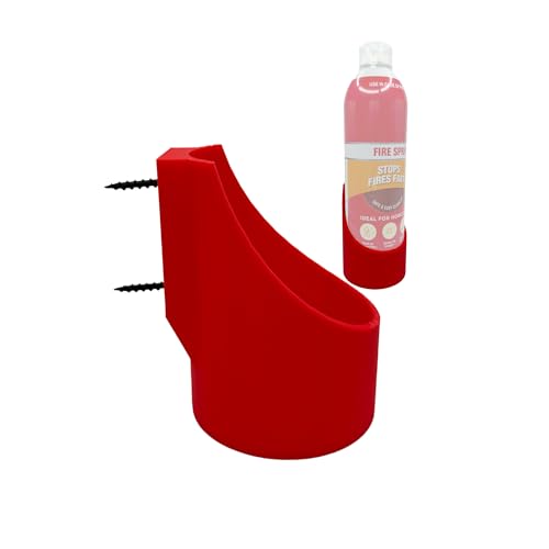 Wall Mount Fire Spray Can Holder compatible with EZ Fire Spray and other brands