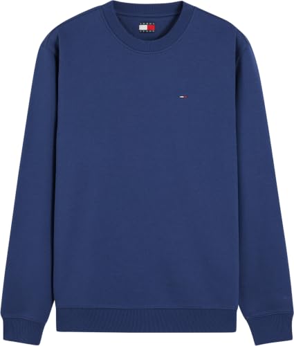 Tommy Jeans Herren TJM Reg S Flag Crew Dm0Dm20741 Pullover Sweatshirt, Blau (Basic Navy), XXL – Ansicht 5