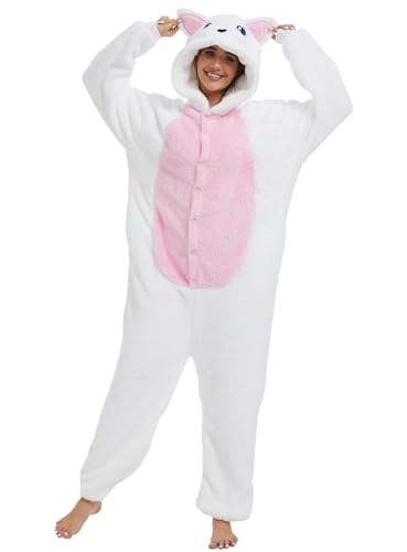 Adulto Kigurumi Pijama Unisex Anime Animal Traje Cosplay Disfraz Traje Mono Onesies...