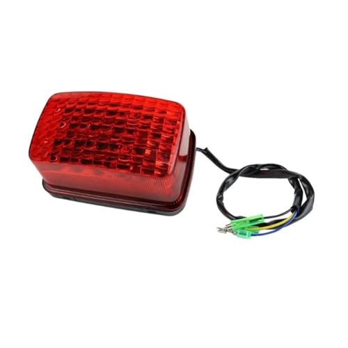Clignotant et feu arrière de moto pour XT 350 avec boîtier ABS et lentille rouge pour quad ATV