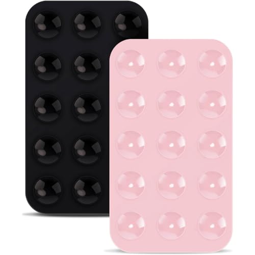 Knrlqim 2 Soportes De Silicona Con Ventosa Para Móvil – Agarre Fuerte Para Selfies Y Vídeos Manos Libres