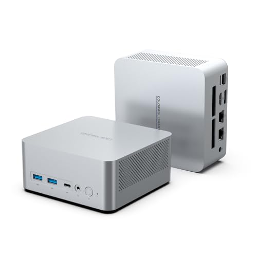 Image of Mini Desktop Computer,Mini Gaming PC with 12th Gen Alder Lake N100, (Up to 3.4GHz), 16GB DDR4 512GB SSD, Support 4K Triple Display /USB3.2 /HDMI /WiFi /BT /Type-C,For Home Office, Gaming & Streaming