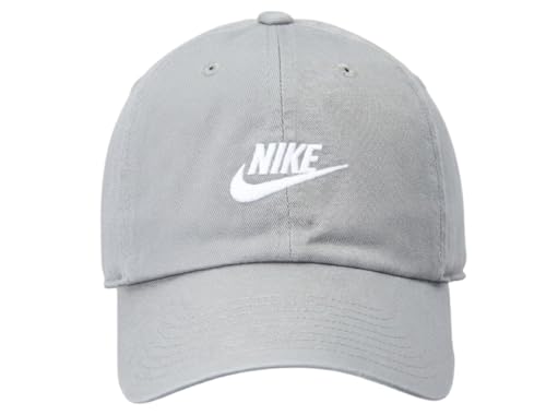 Nike - ユニセックスクラブ H86 調節可能なキャップ, パーティクルグレー/ホワイト, One Size