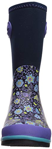 Western Chief Kids Girls' Cold Rated Neoprene Boot with Memory Foam Rain, Floral Fun, 11 US Little Kid2