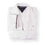 weich Tommy Hilfiger Kimono Uni Serie Größe L Farbe White
