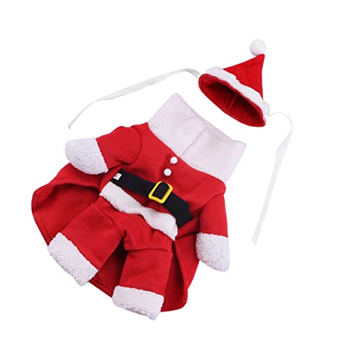Disfraz de perro GANAZONO Navidad M polar fleece rojo
