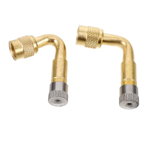 SOESFOUFU 2pcs Tire Valve Extension Rods Valve Nozzle Extenders for Electric Scooters Durable Construction for Easy Inflation Impact Resistant Supply