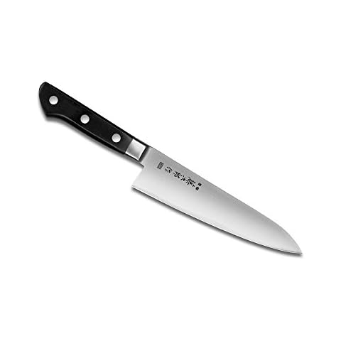 TOJIRO JAPAN Chef Kitchen Knife VG10 Clad Steel with Bolster F-807-7 Inch/180mm - Reinforced Laminated Material Cover