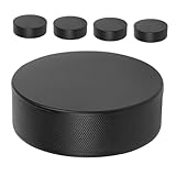 Mikikit 5piezas Pucks De Hockey sobre Hielo De PU Accesorios De Entrenamiento para Hockey Interiores y Exteriores Material Duradero y Ligero para Prácticas