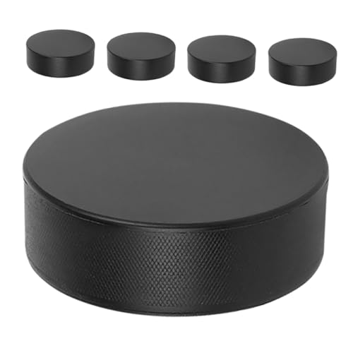 BESPORTBLE 5pcs Ice Hockey Pucks Realistic Training for Indoor and Outdoor Practice Lightweight and Portable Sports Hockey Parts for Enthusiasts and Professionals