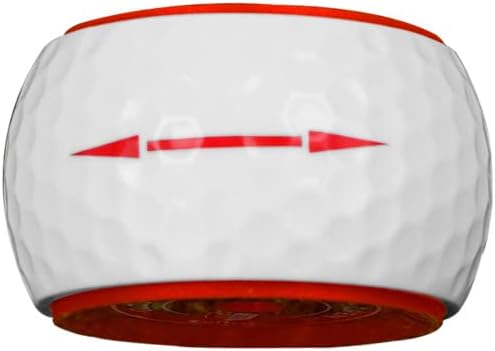 MAZEL Red Golf Putter with Red Grip & Golf Practice Putting Ball,Bundle of 2