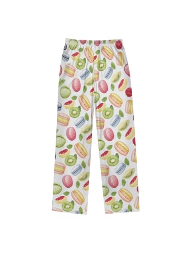 ZZKKO Macaron Fruit Colorful Boys Pants for Kids Jogger Pants with Pockets S2
