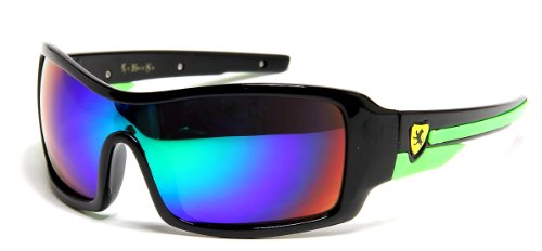 Khan Driving Skiing Biking Sunglasses- Pick Your Color (Green)